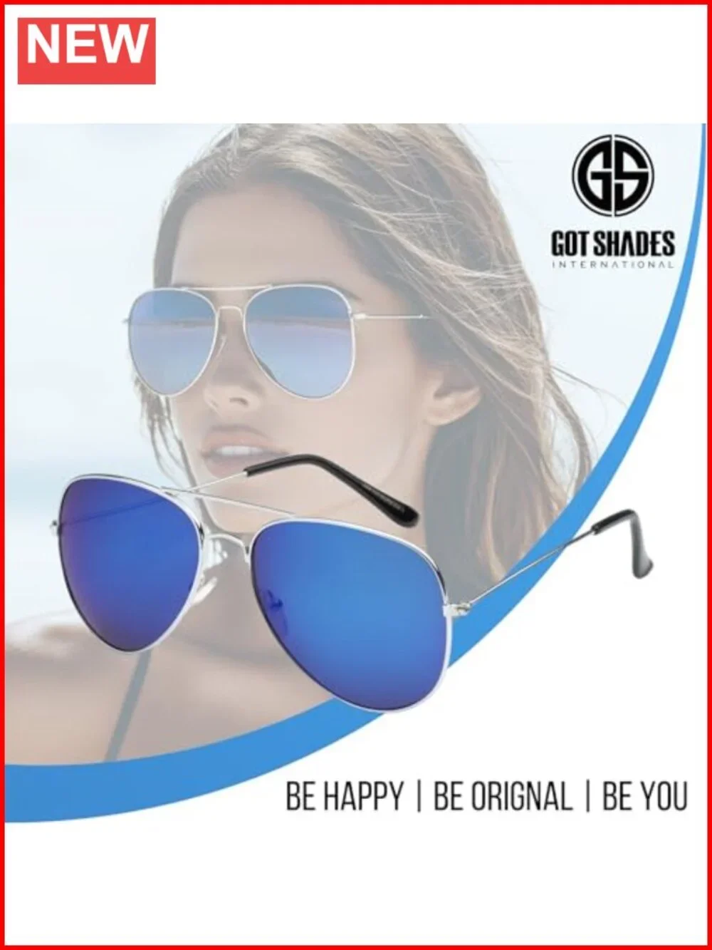 4-Pack Aviator Sunglasses, 100% UV Protection, Unisex, Polycarbonate Lenses